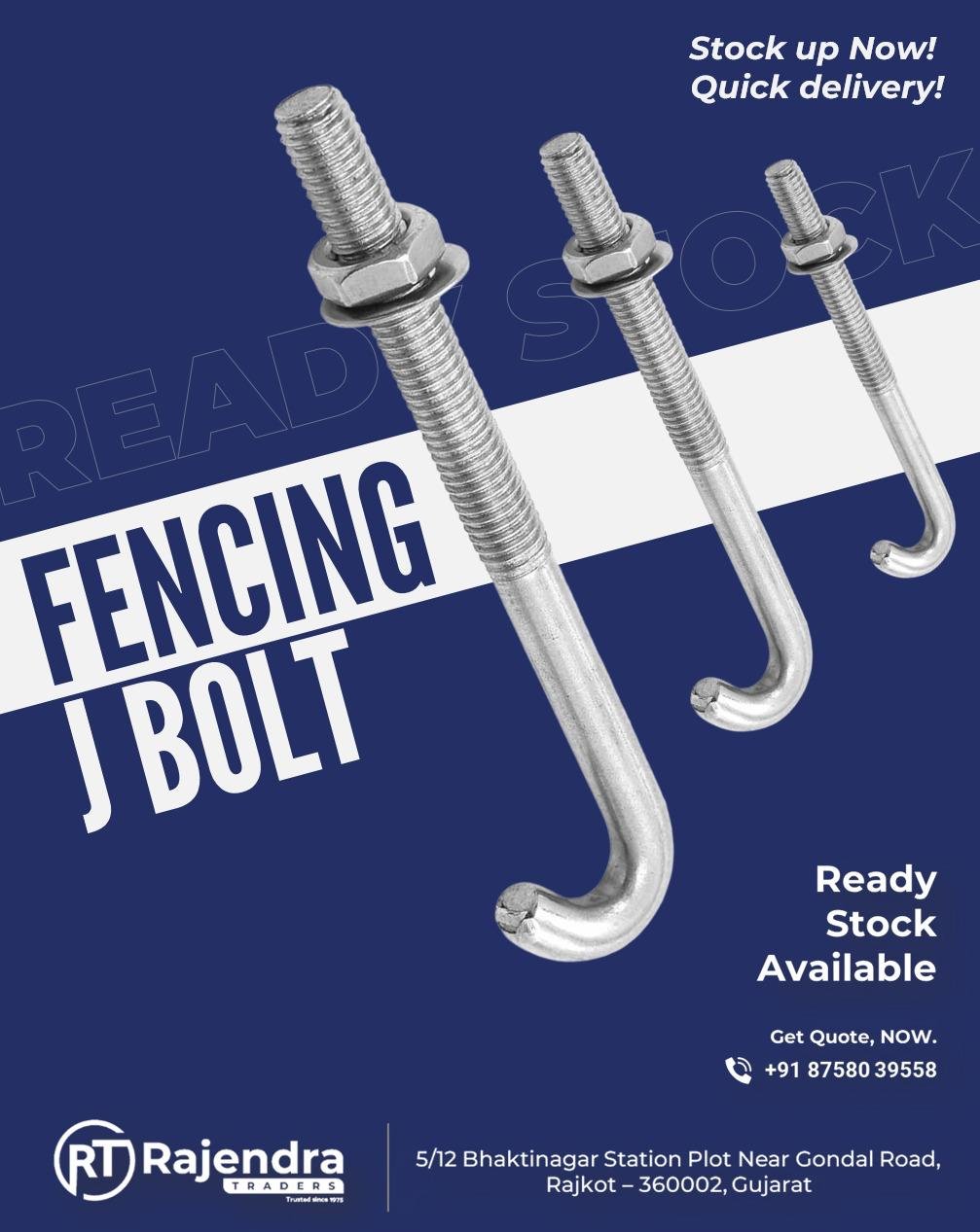 FENCING J BOLTS