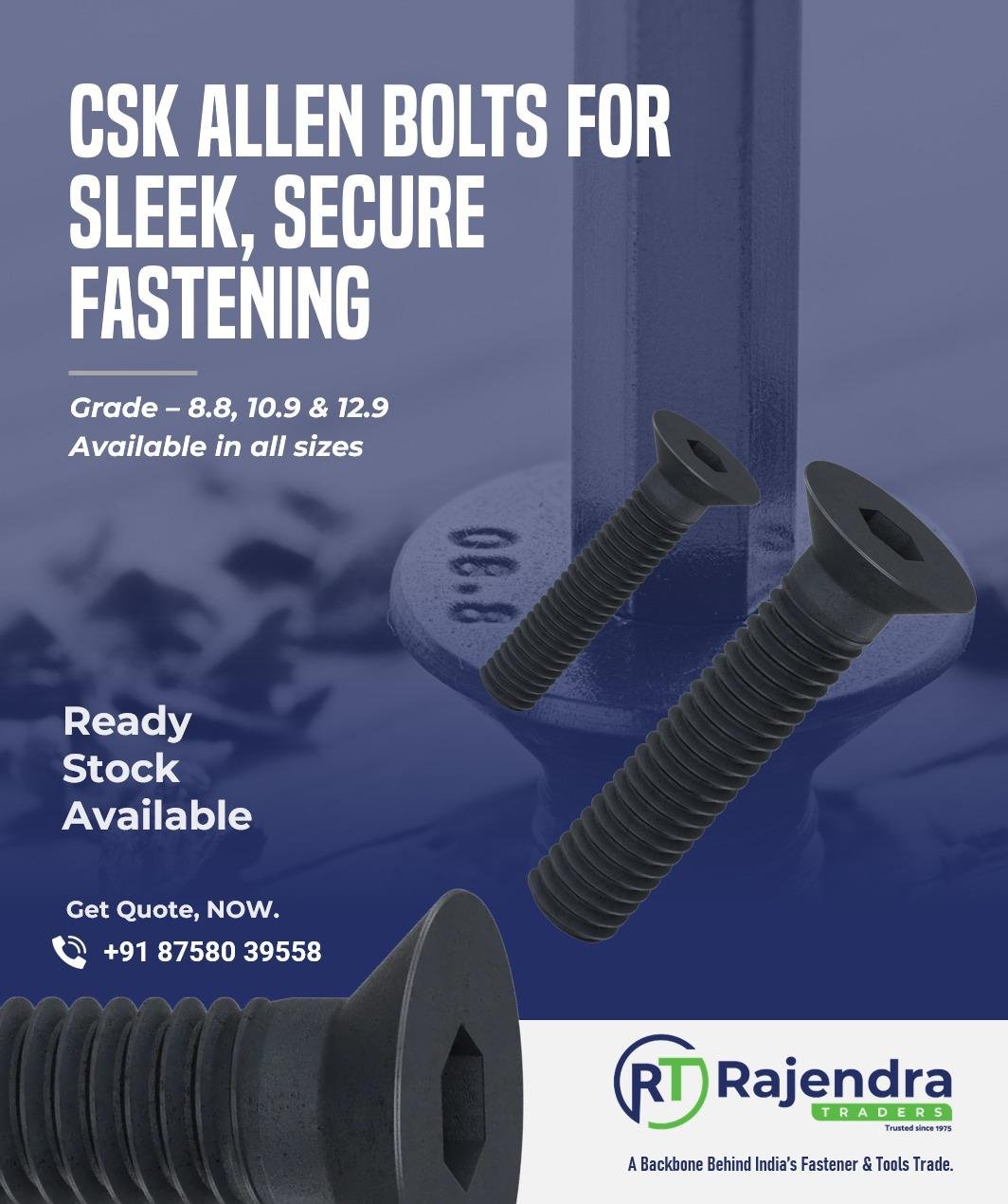 CSK ALLEN BOLTS