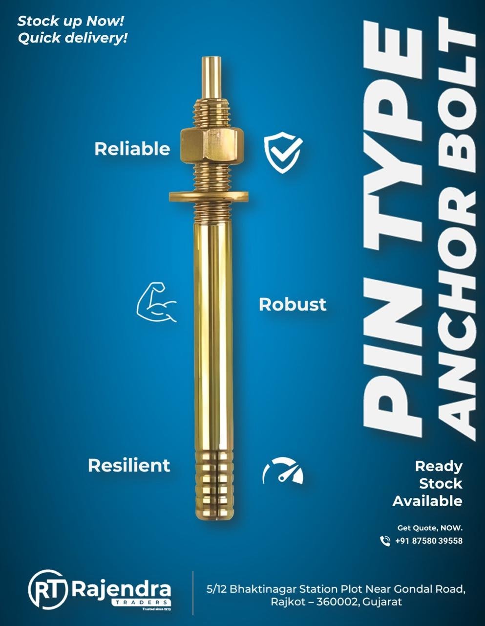 PIN TYPE ANCHOR FASTENER